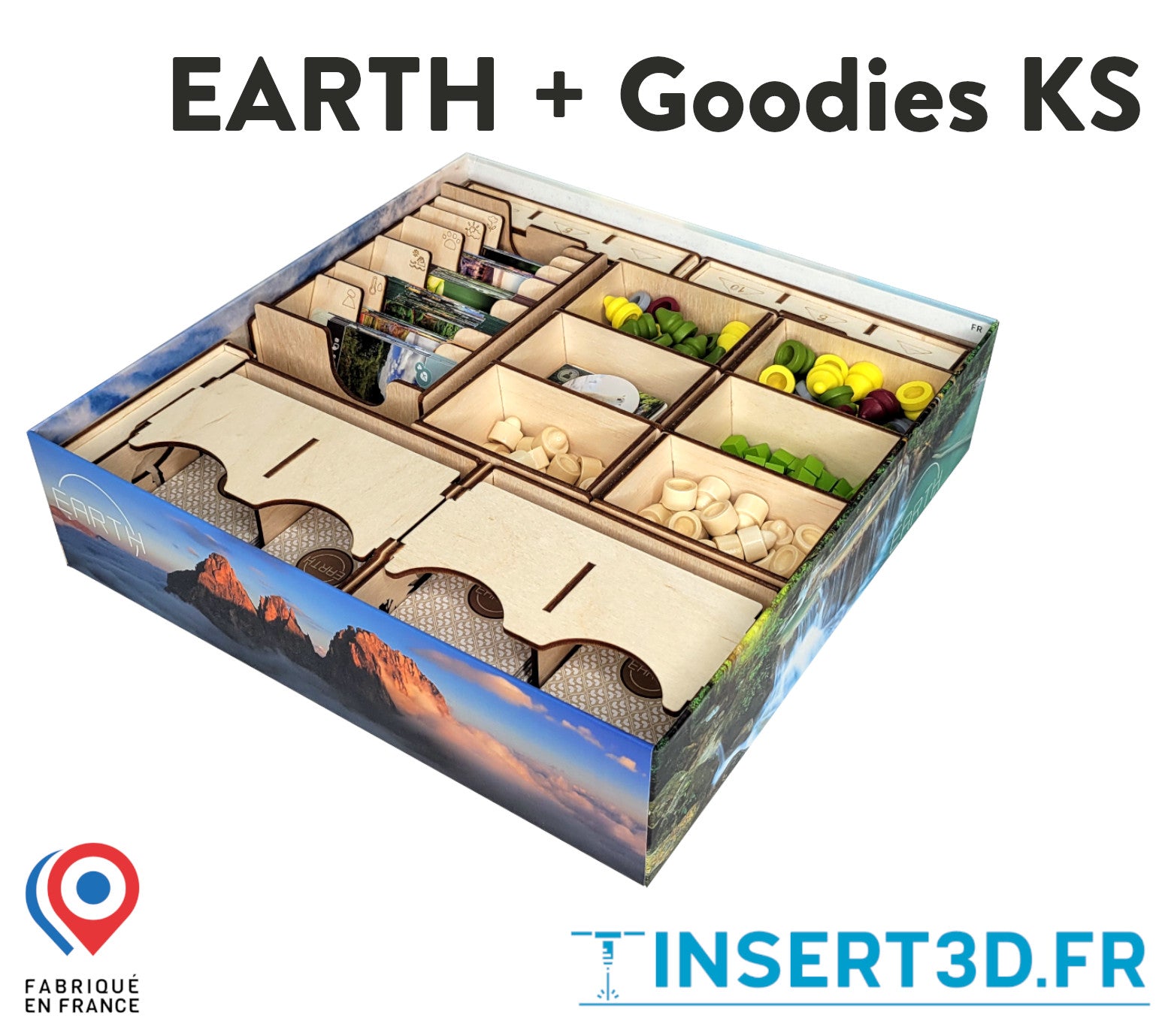 Earth + goodies KS - Insert de jeu compatible