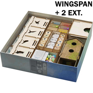 Wingspan + 2 extensions - Insert de jeu compatible