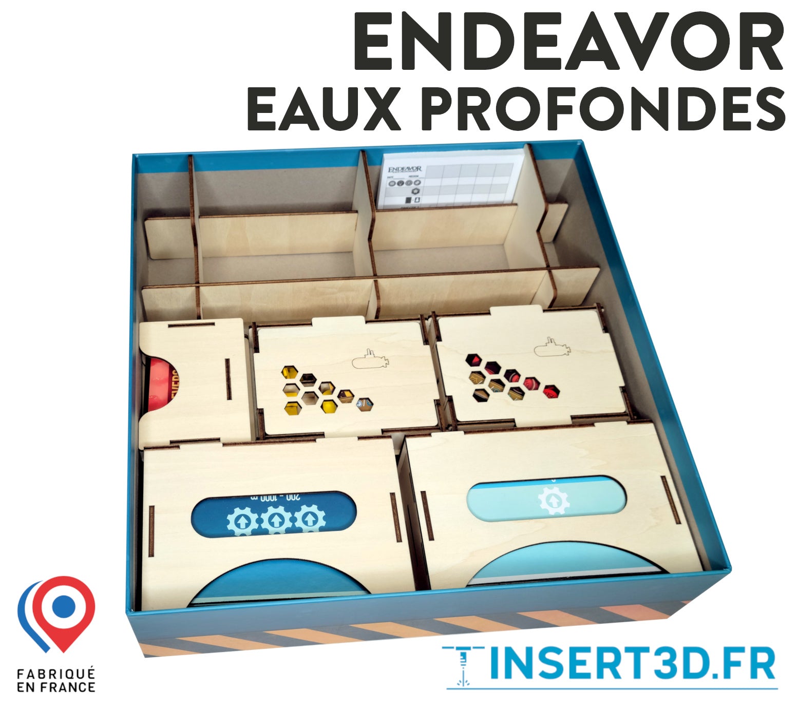 Endeavor Eaux Profondes - Insert de jeu compatible - livré assemblé