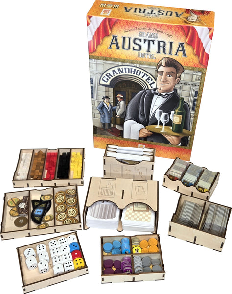 Grand Austria Hotel +  extensions - Insert de jeu compatible - livré assemblé
