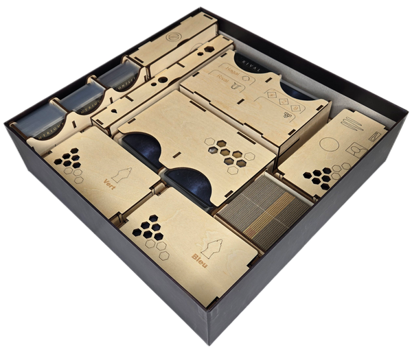 Dune Imperium + 3 extensions - Insert de jeu compatible - livré assemblé