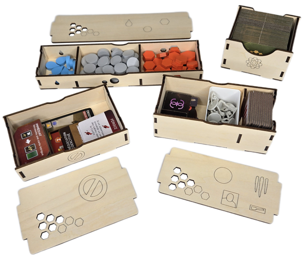 Dune Imperium + 3 extensions - Insert de jeu compatible - livré assemblé