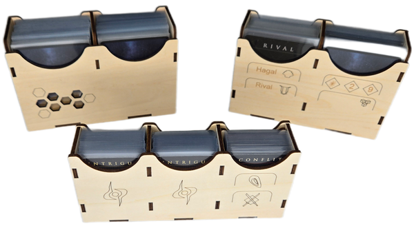 Dune Imperium + 3 extensions - Insert de jeu compatible - livré assemblé