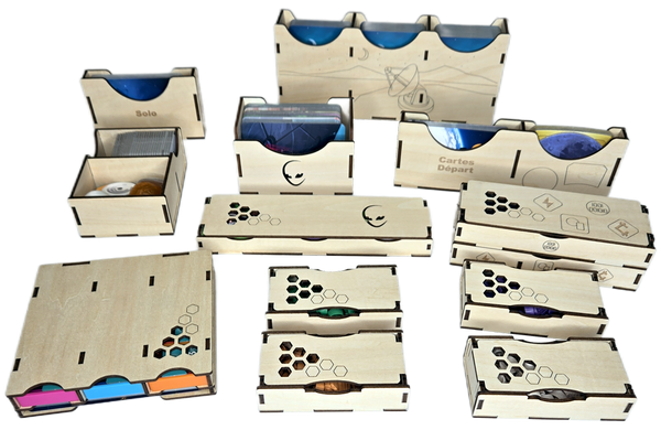 SETI + extension - Insert de jeu compatible - livré assemblé