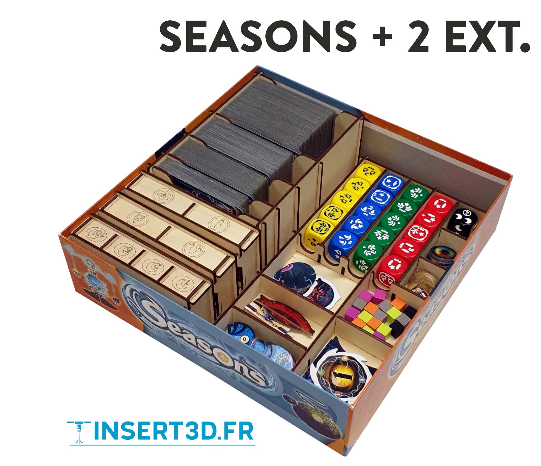 Seasons + 2 extensions - Insert de jeu compatible