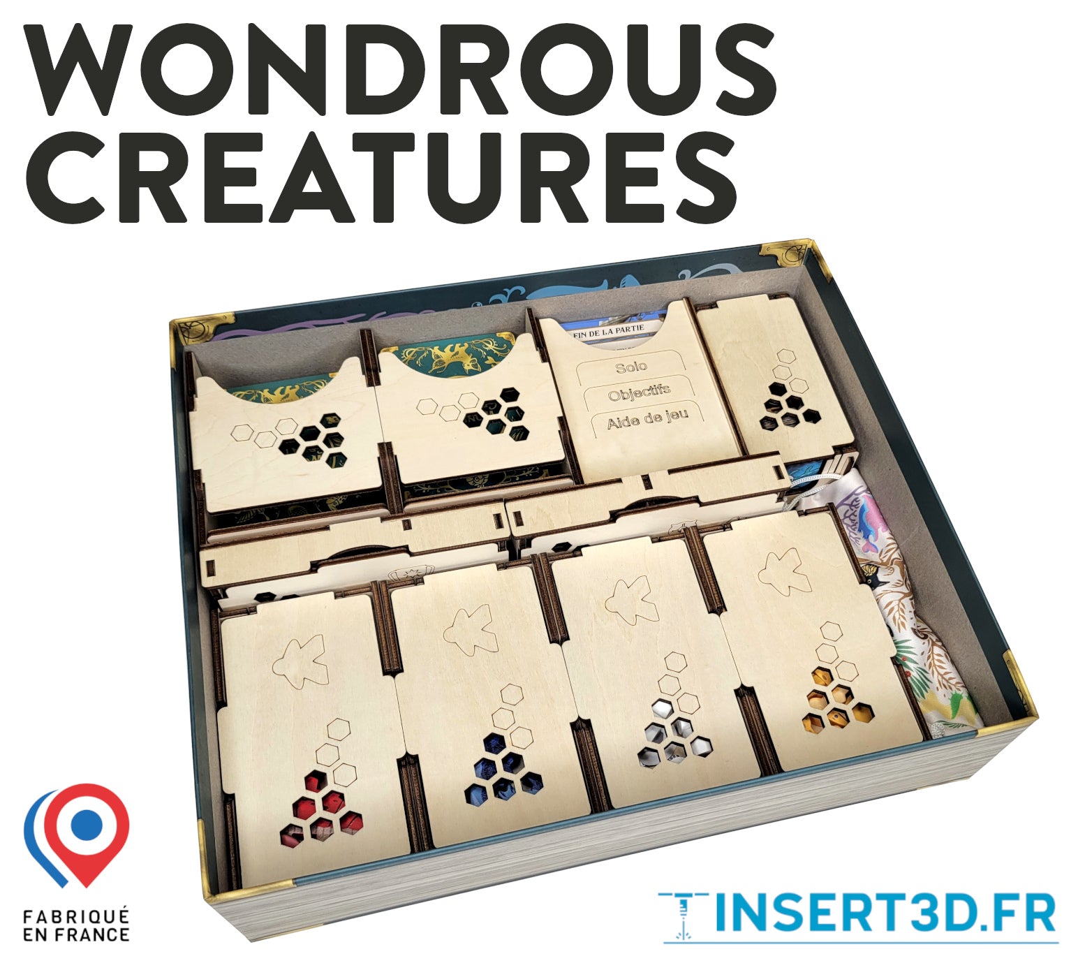 Wondrous Creatures - Insert de jeu compatible - livré assemblé