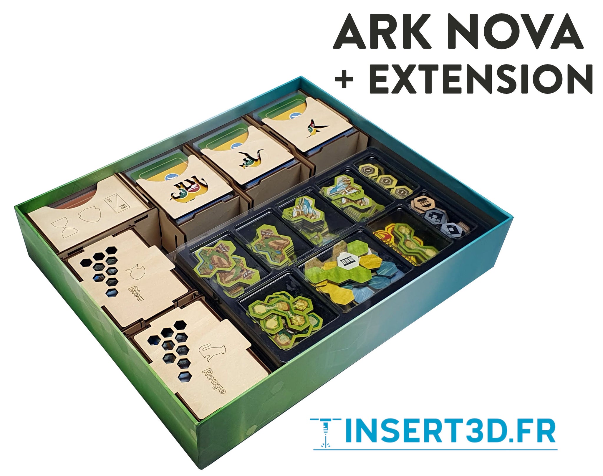 Ark Nova + extension - Insert de jeu compatible livré assemblé